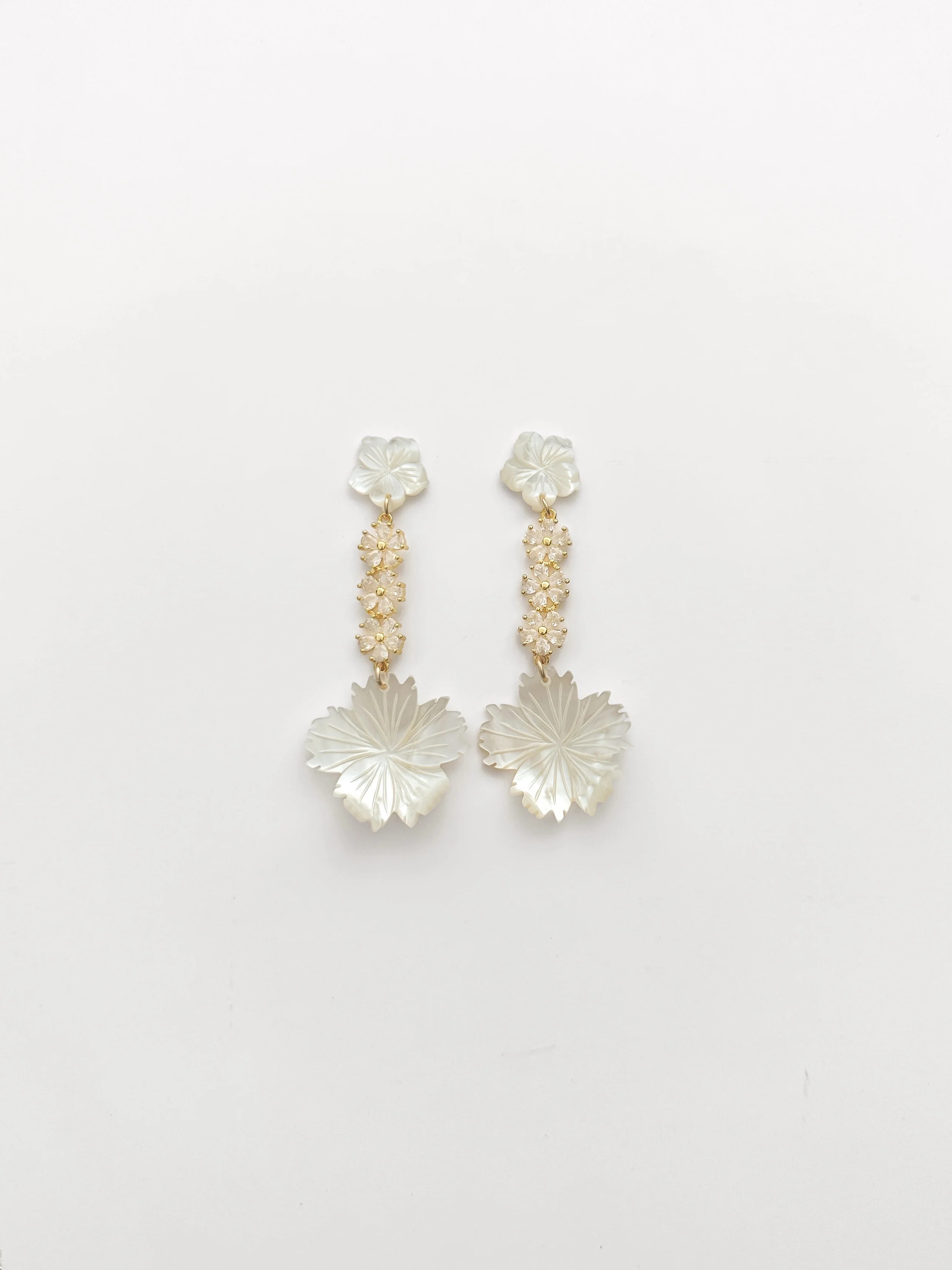 Petite Flower + Elongated Sparkly Flowers | Vivian Drew