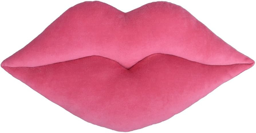 KINGROSE Polypropylene 3D Lip Soft Decorative Throw Pillow Velvet Cushion Home Decor for Bed Livi... | Amazon (US)