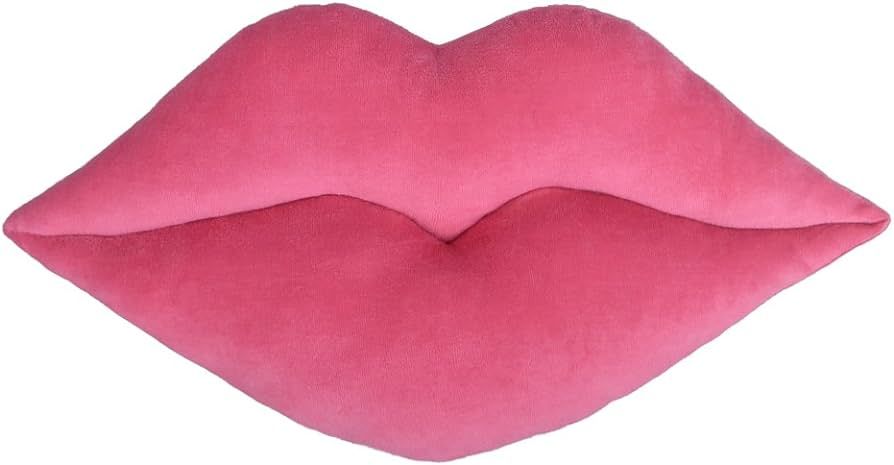 KINGROSE Polypropylene 3D Lip Soft Decorative Throw Pillow Velvet Cushion Home Decor for Bed Livi... | Amazon (US)