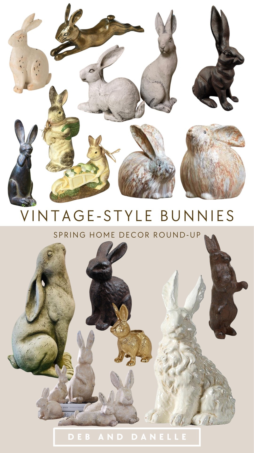 With Easter approaching, it is bunny season!! I leave bunnies in my decor all year long, though. Here are some vintage-style bunnies that caught my eye. 

#LTKSeasonal #LTKHome