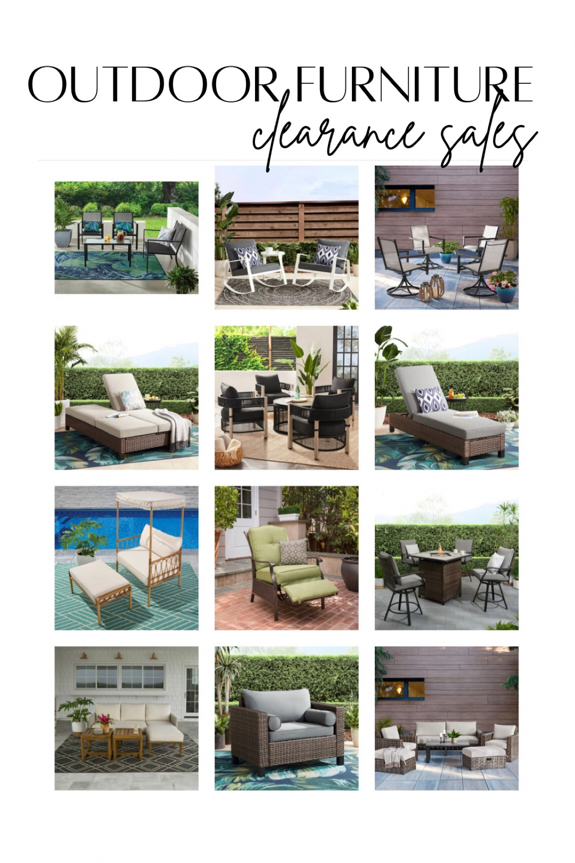 There are so many amazing clearance deals on outdoor furniture right now at Walmart online! Both Better Homes & Gardens and mainstays and almost all of them are at 50% off or more! I own a few of these and the quality is amazing!

#LTKsalealert #LTKCyberSaleES #LTKhome