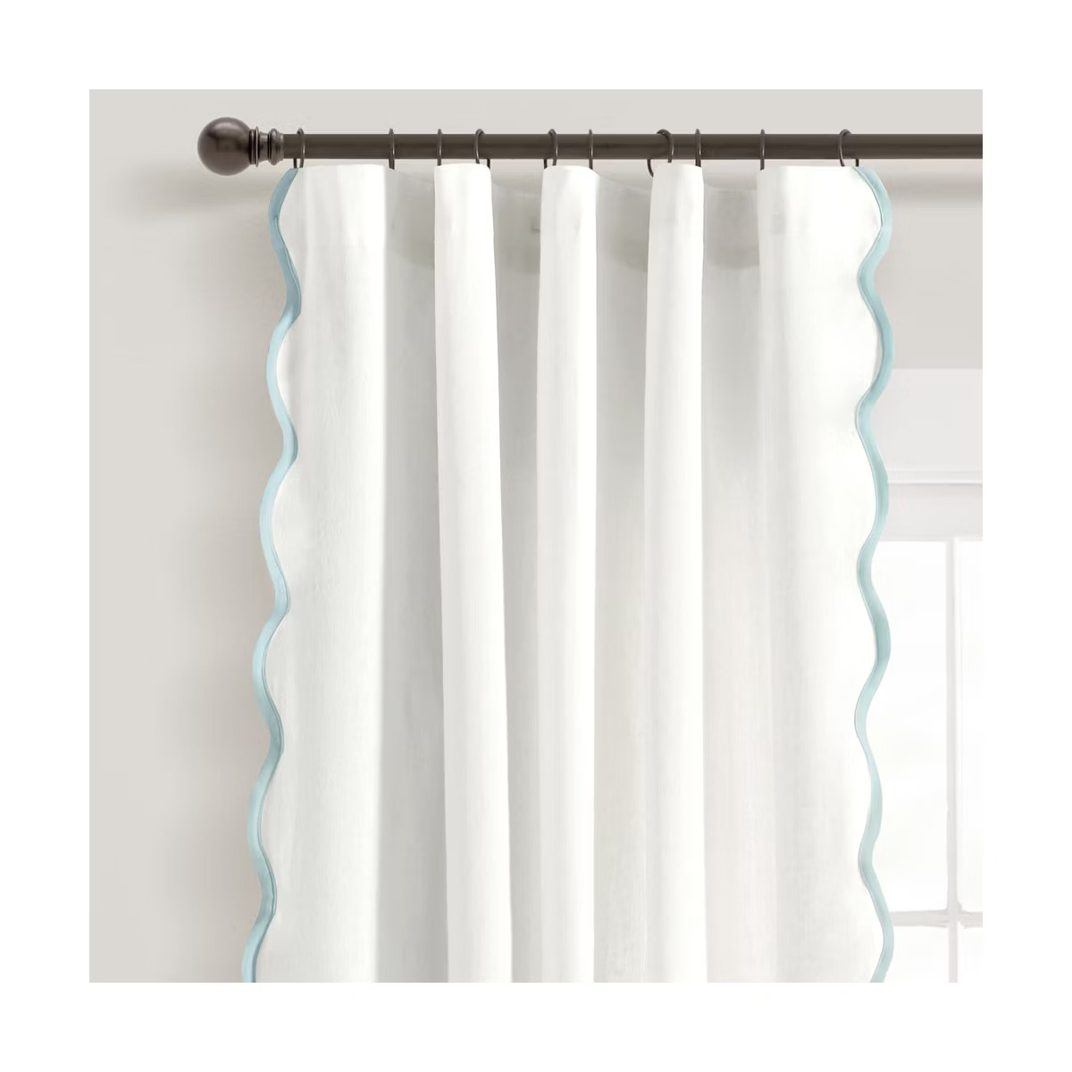Coastal Chic Scallop Edge Window Panel | Target