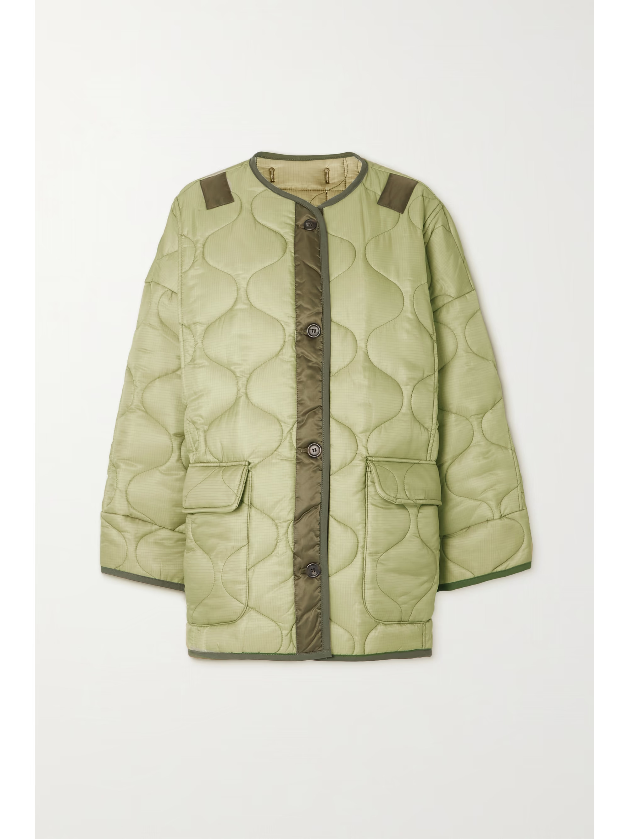 Quilted padded ripstop jacket | NET-A-PORTER (US)