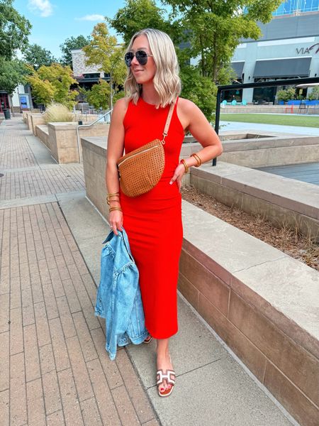 Tonight’s causal date night OOTD ❤️ This dress is SUPER COMFY and only $25! 🙌🏻 You all know my obsession with this belt bag I have in 3 colors! 🤗 You can shop everything via the link in my bio > Shop my Reels/IG Posts ➡️

Size small dress

Target, bodycon dresses, Red dresses, Fourth of July 

#LTKStyleTip #LTKSaleAlert #LTKFindsUnder100