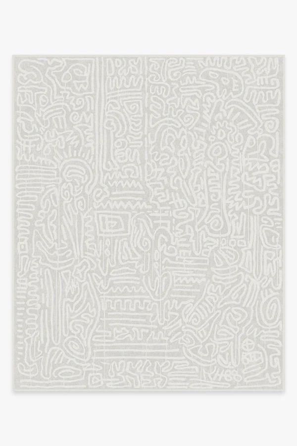 Keith Haring Freestyle Pearl Rug | Ruggable