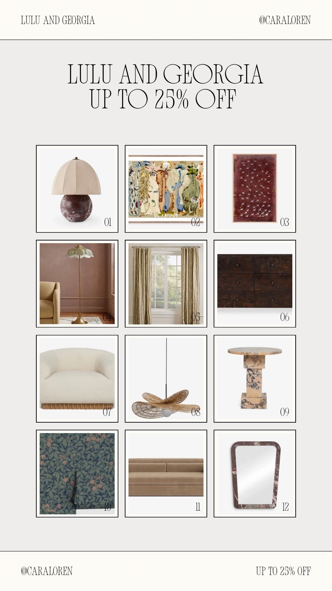 Up to 25% off @luluandgeorgia this weekend! Here are my picks 

#LTKHome #LTKSaleAlert