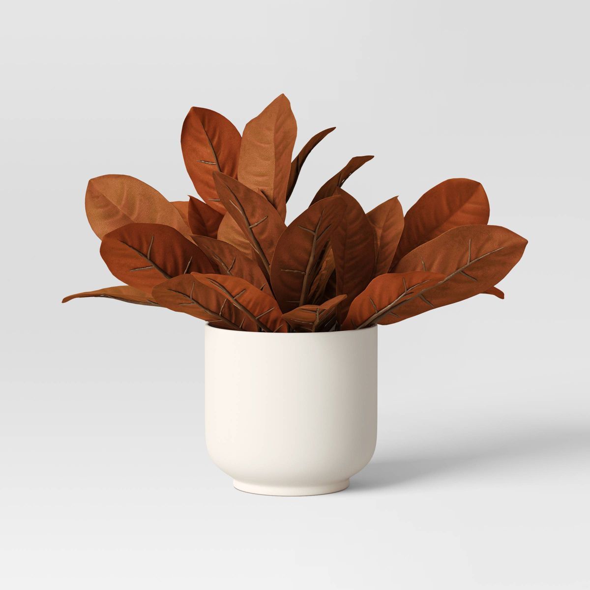 Mini Artificial Fall Leaf Arrangement Brown - Threshold™ | Target