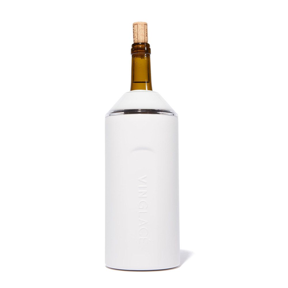Vinglacé Stainless Steel Wine Cooler in White | goop