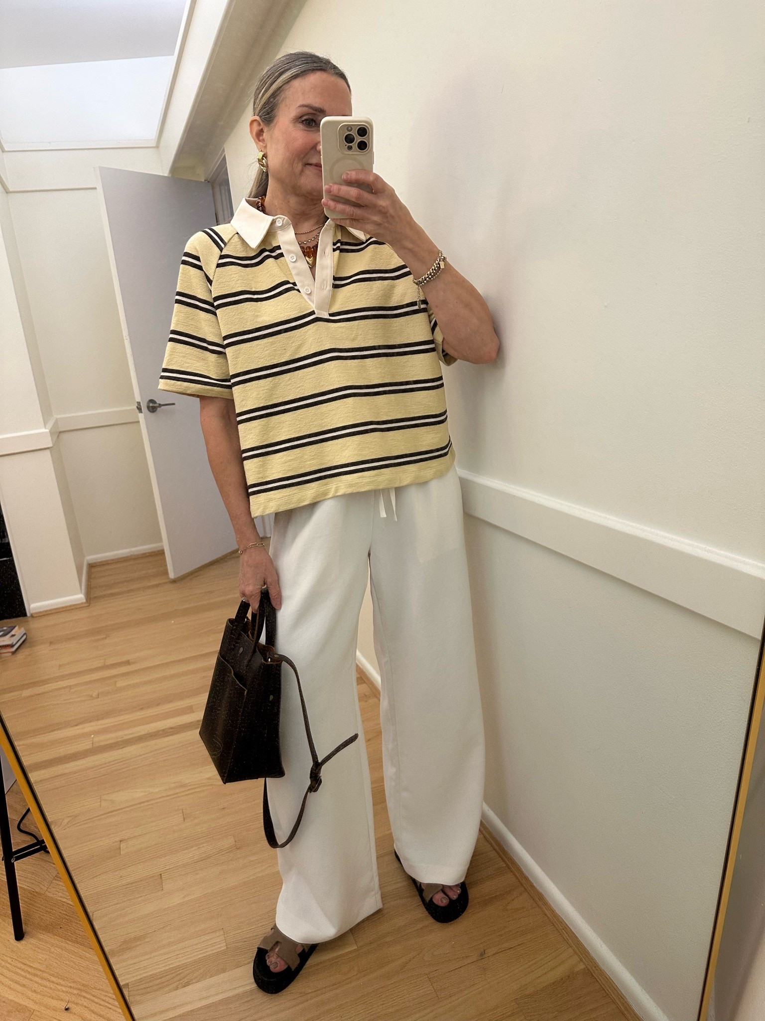 New brand to me that I love is @Next US ! Such a cute polo for a steal! @Aritzia Lodge pants are so worth the hype—beautiful drape and wrinkle resistant! Wearing medium in both, I’m 5’6”.

#LTKOver40 #LTKootd #LTKWorkwear