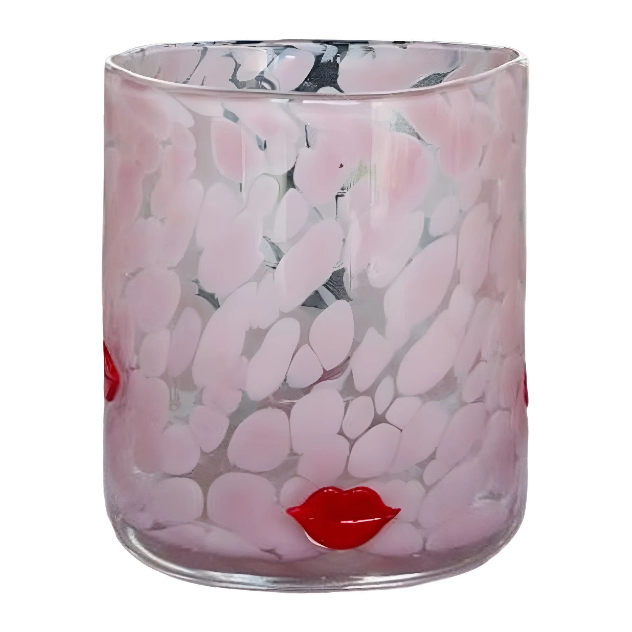 BPPEG Icon Glass Cups - 14 Oz Cute Icon Juice Glass Double Old Fashioned Hand Blown Drinking Cups... | Walmart (US)