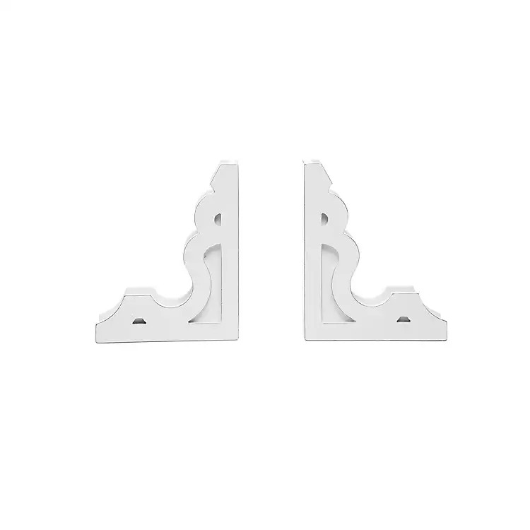 White Wooden Corbel Bookends, Set of 2 | Kirkland's Home