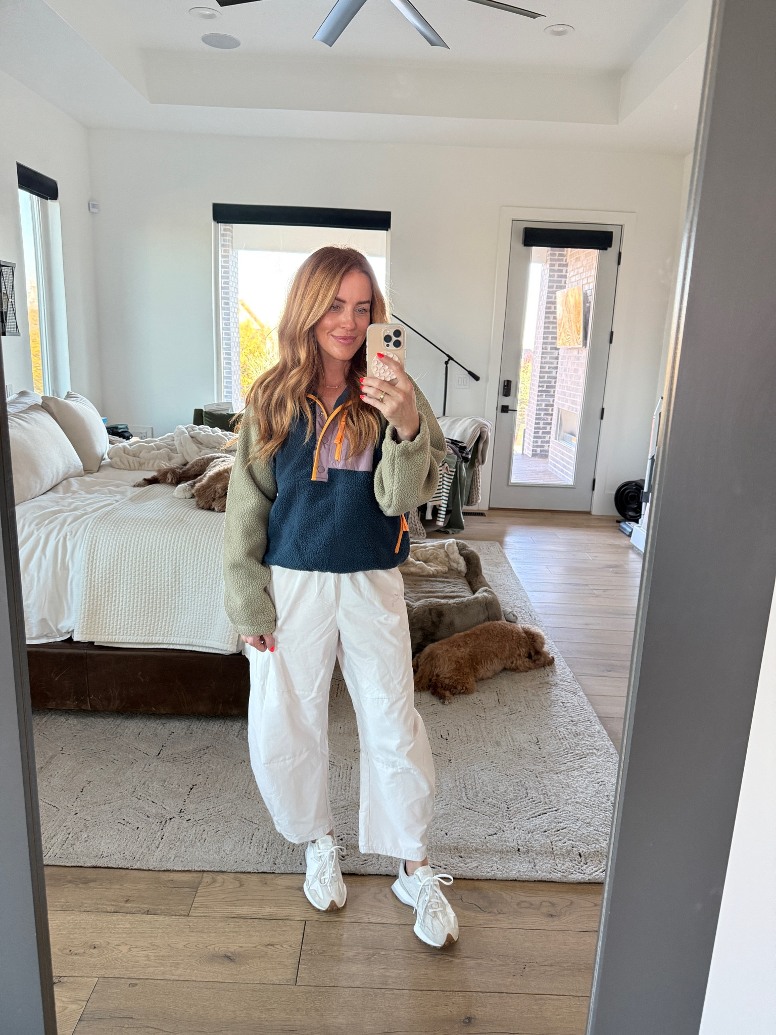 Wearing a small in the pullover and XS in the bottoms! #fpmovementpartner @fpmovement 