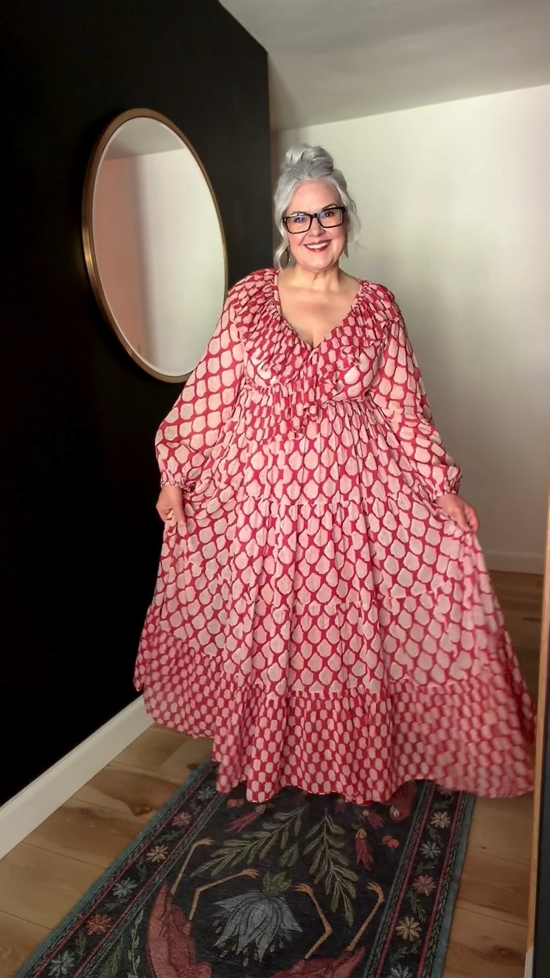 You can’t tell me a single thing in this dress. I am in my FULL power era. ✨❤️ @Daughters of India has the most brilliant designs. Linked in my LTK 🔗 Wearing XL 
#over50fashion #over50style #OOTD #over50club #summerdresses

#LTKootd #LTKOver40 #LTKPlusSize