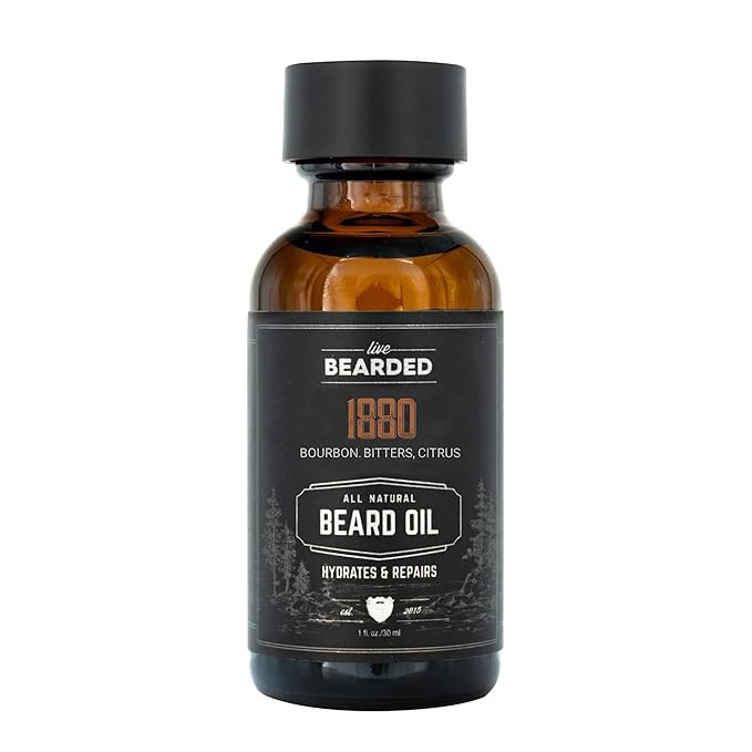 Live Bearded: Beard Oil - Premium All-Natural Beard Oil for Men with Jojoba Oil Beard Care - 1 fl... | Amazon (US)