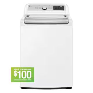 LG 5.5 cu. ft. SMART Top Load Washer in White with Impeller, NeverRust Drum and TurboWash3D Techn... | The Home Depot
