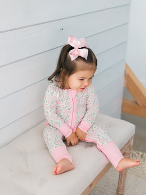 Pretty Pumpkin Ruffle Romper | Poppy Kids Co