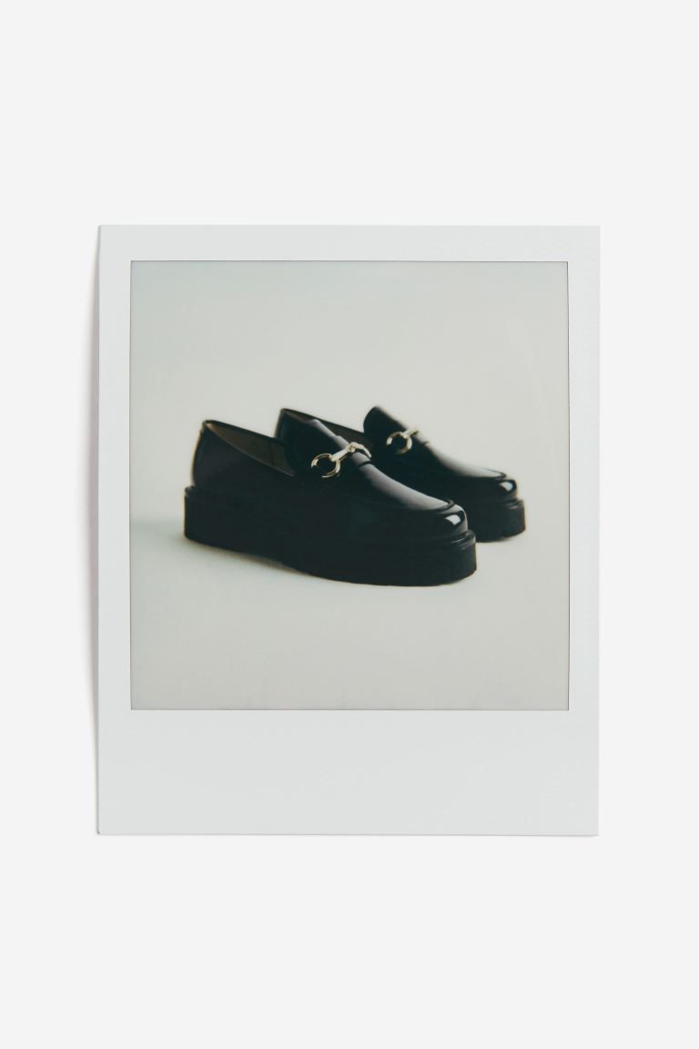 Leren loafers - Zwart - DAMES | H&M NL | H&M (DE, AT, CH, DK, NL, NO, FI)