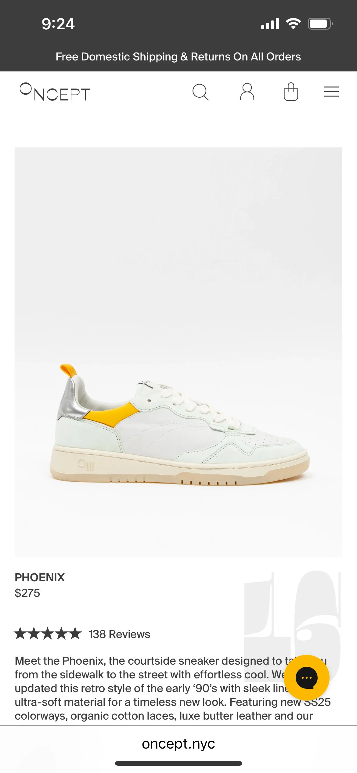 Oncept Phoenix Aqua Chill 9.5 | The Collection TX 