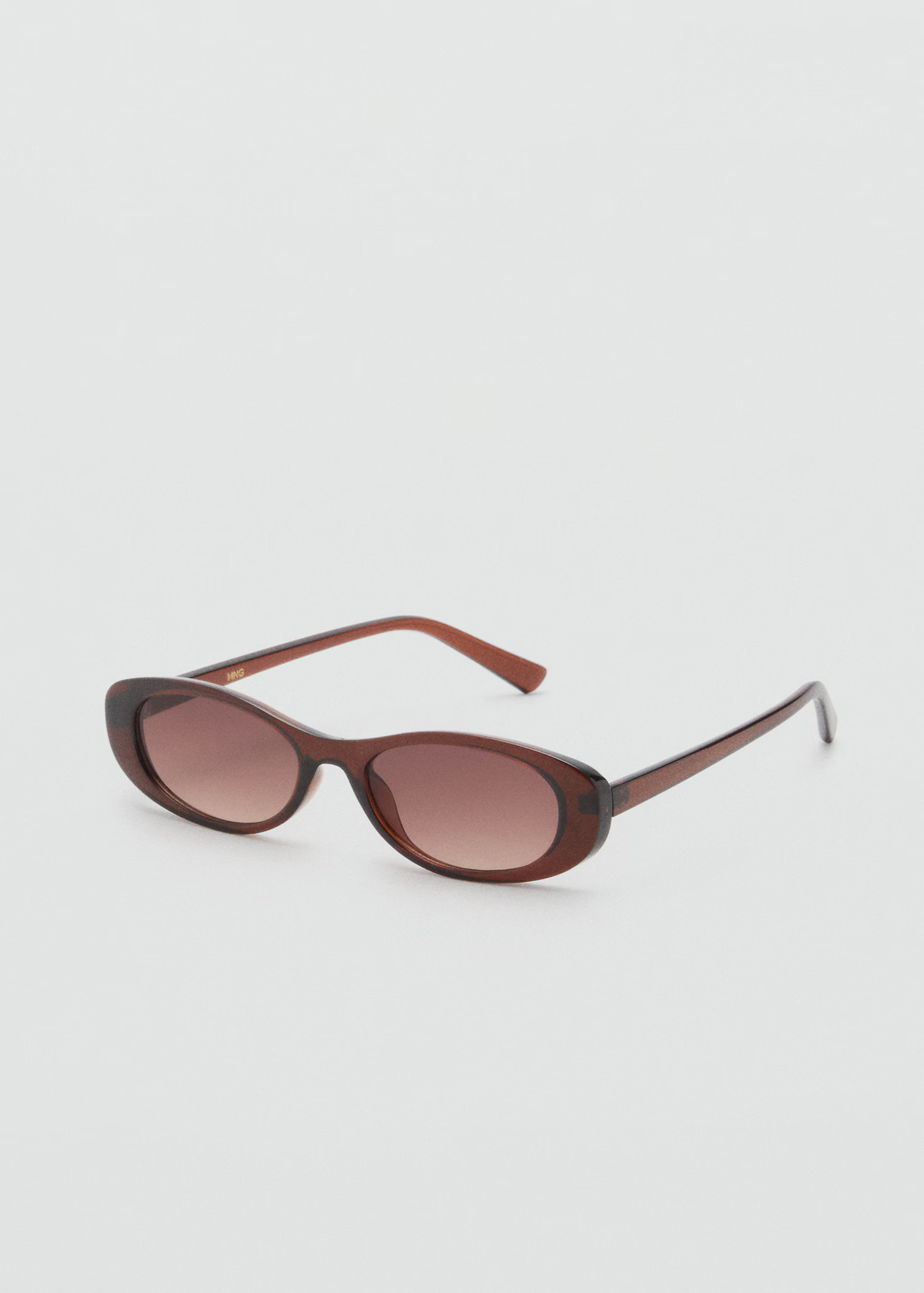 Oval-frame sunglasses | MANGO (UK)