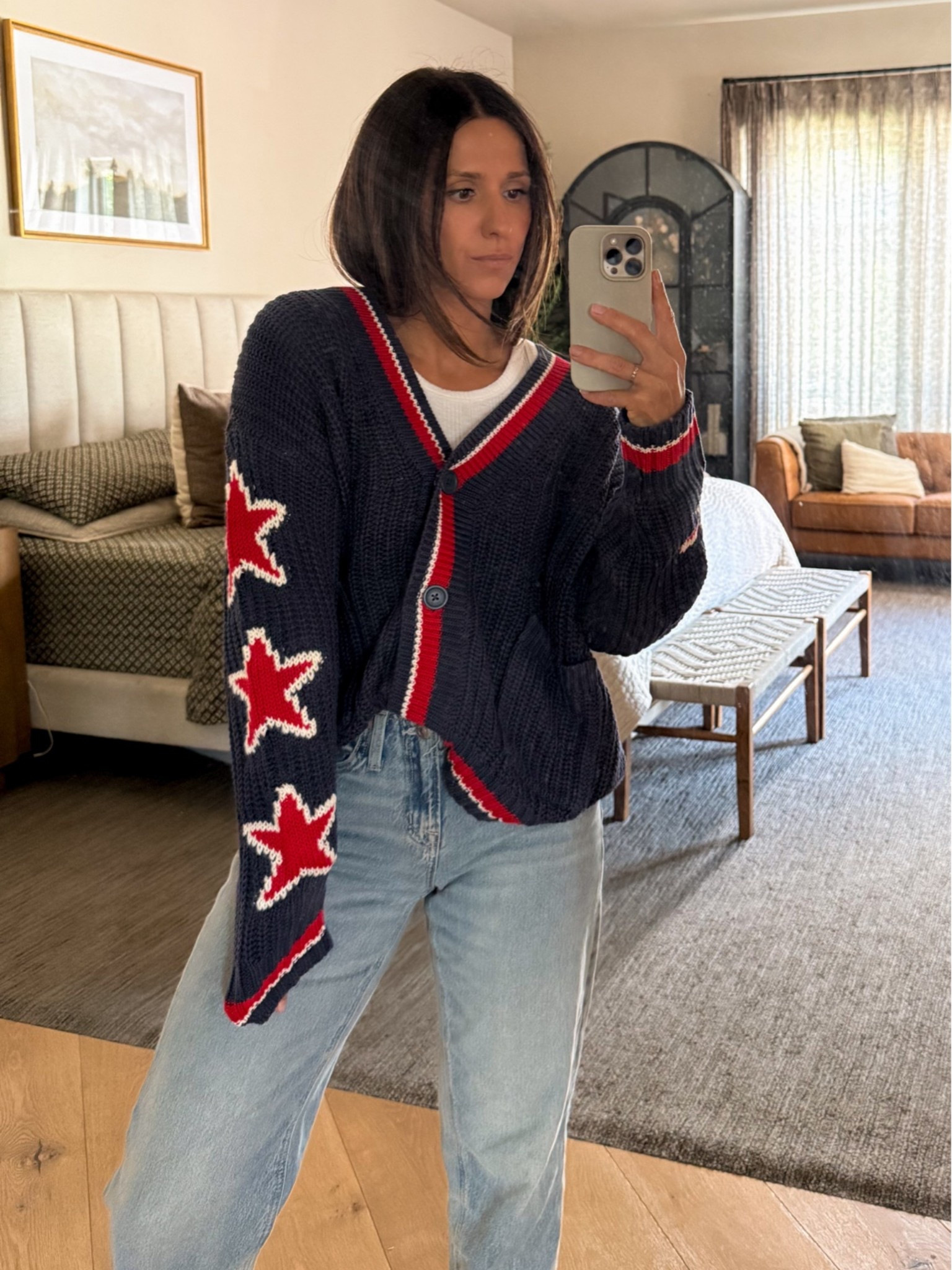 Cute 4th of July button up sweater! 🇺🇸

#LTKootd #LTKgrwm #LTKSeasonal