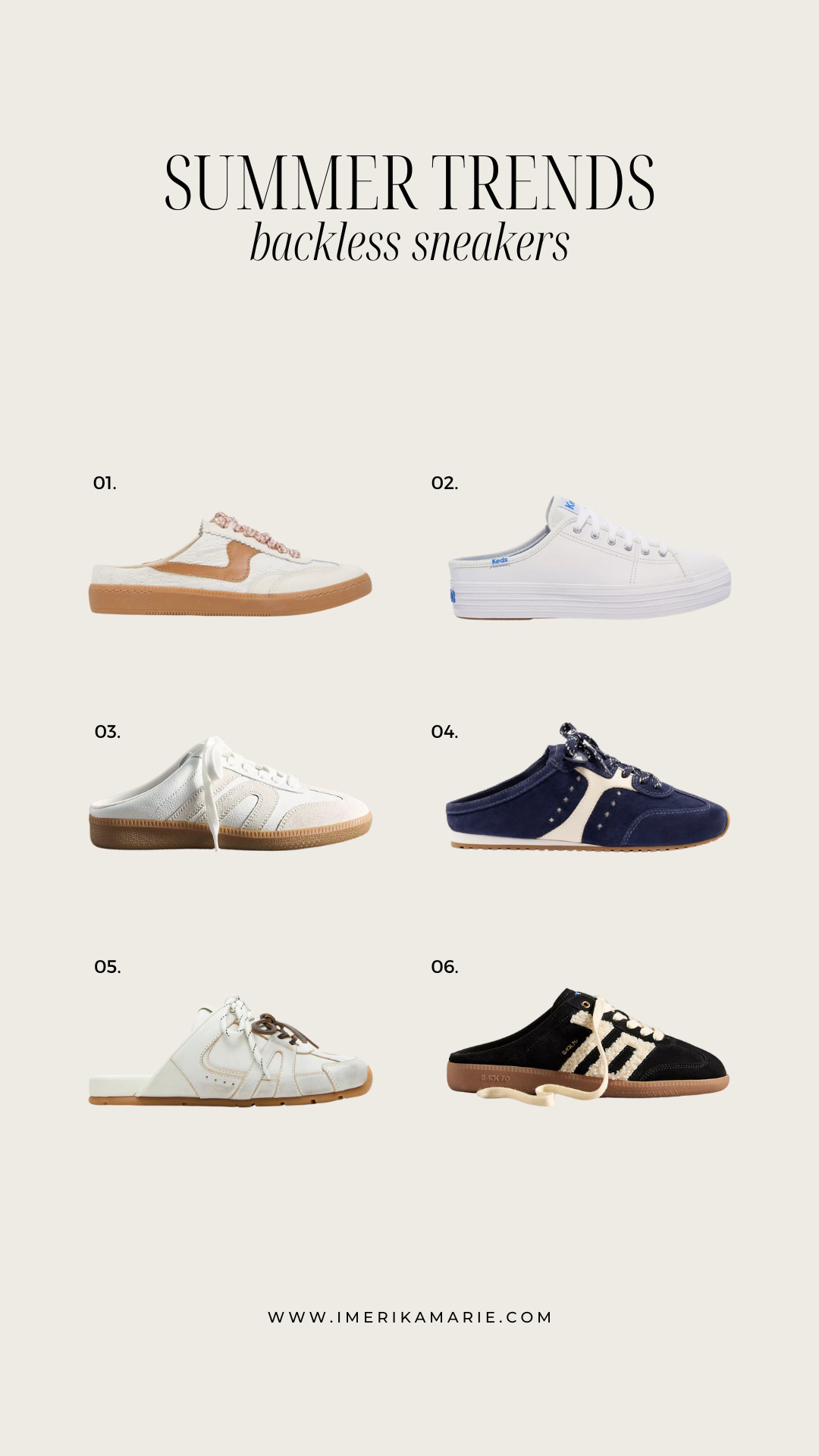  Summer fashion trends. Backless sneakers. Mule sneakers. Summer sneakers. Summer shoes

 

#LTKSummerEdit #LTKSeasonal #LTKShoeCrush