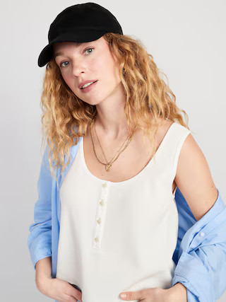 Canvas Baseball Cap for Women | Old Navy (US)