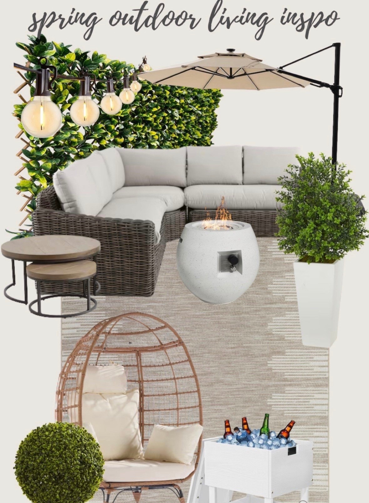 Spring is here, and it’s the perfect time to start dreaming about your outdoor oasis 🌸✨ My Spring Picks at Lowe’s have everything you need to refresh your patio, garden, and backyard! From cozy patio furniture and stylish firepits to relaxing hammocks and outdoor lighting, these picks make it easy to create the ultimate retreat. Don’t forget umbrellas, coolers, and cute gardening decor to elevate your outdoor space—perfect for hosting or just soaking up the sunshine ☀️. Start turning your backyard dreams into reality this spring!

#LTKHome #LTKSeasonal #LTKSpringSale
