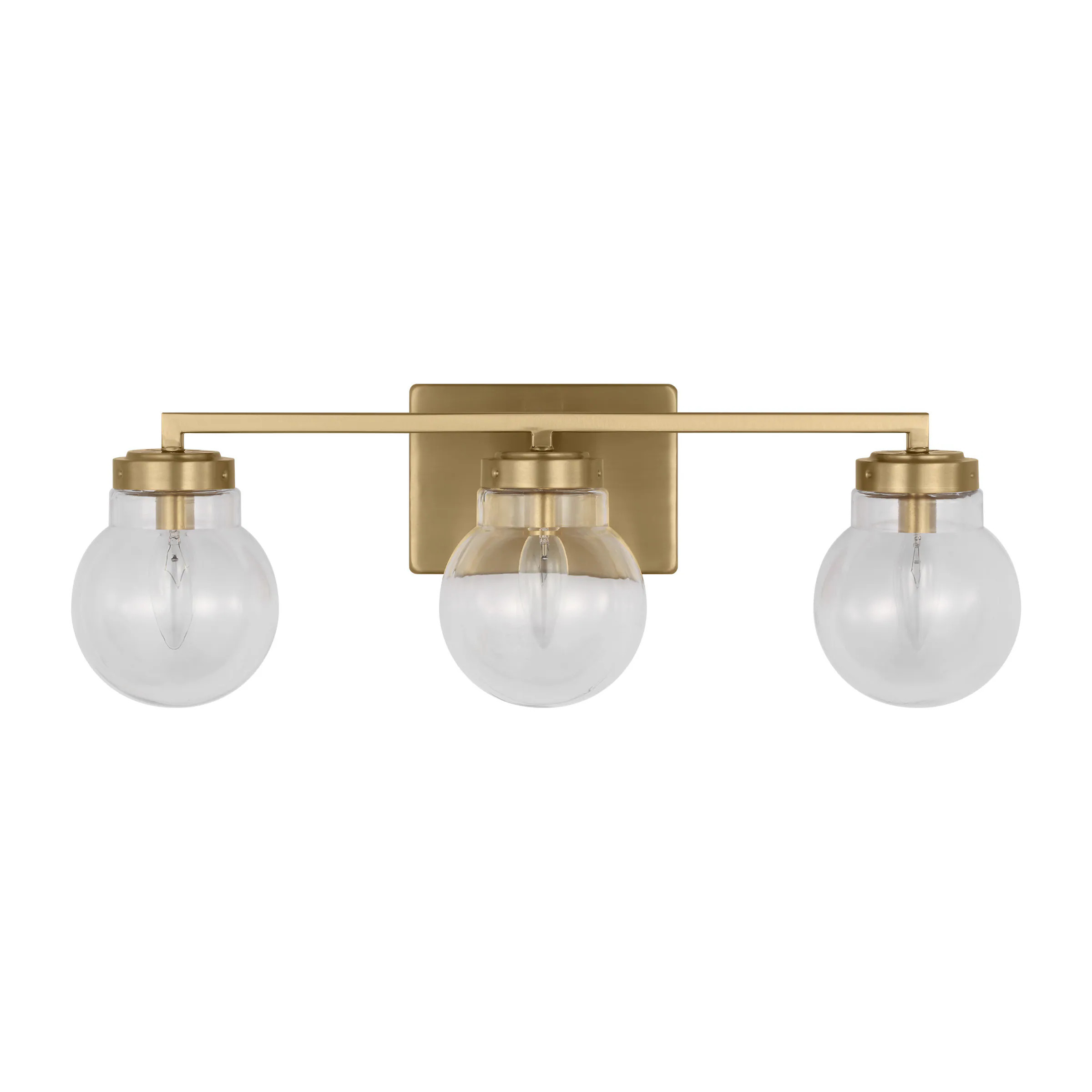 Generation Lighting Renny 24-in 3 -Light Satin Brass Traditional Vanity light | 4001803-848 | Lowe's