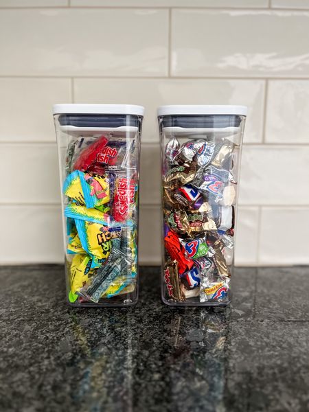 Oxo Pop containers are perfect for storing leftover Halloween candy. Be sure to separate the chocolate from the fruity candy so it doesn’t absorb the flavors, and they’ll last for a long time. Well, not too long because…candy. 😋

#LTKSeasonal #LTKHoliday #LTKhome