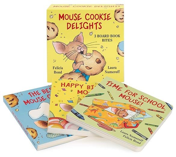 Mouse Cookie Delights: 3 Bites: The Best Mouse Cookie; Happy Birthday, Mouse!; Time for School, M... | Amazon (US)