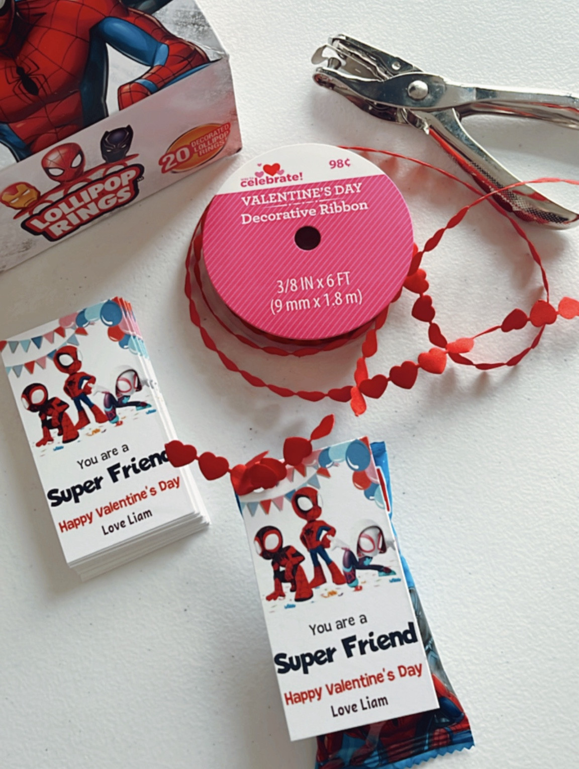 Quick and affordable toddler valentines! #spidey #boyvalentines #daycarevalentines #spidermanvalentines 

#LTKSeasonal #LTKkids