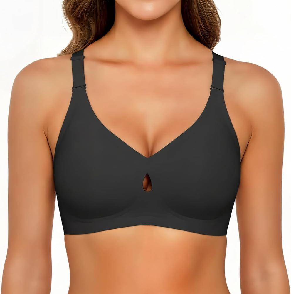 Jelly Bras for Women No Underwire Supportive Womens Seamless Full Coverage Wirefree Everyday Bras... | Amazon (US)