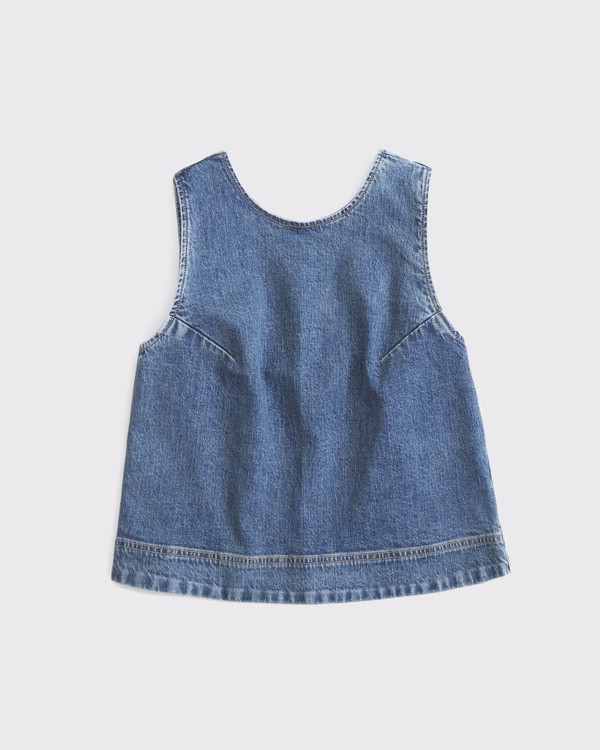 Denim Shell Top | Abercrombie & Fitch (US)