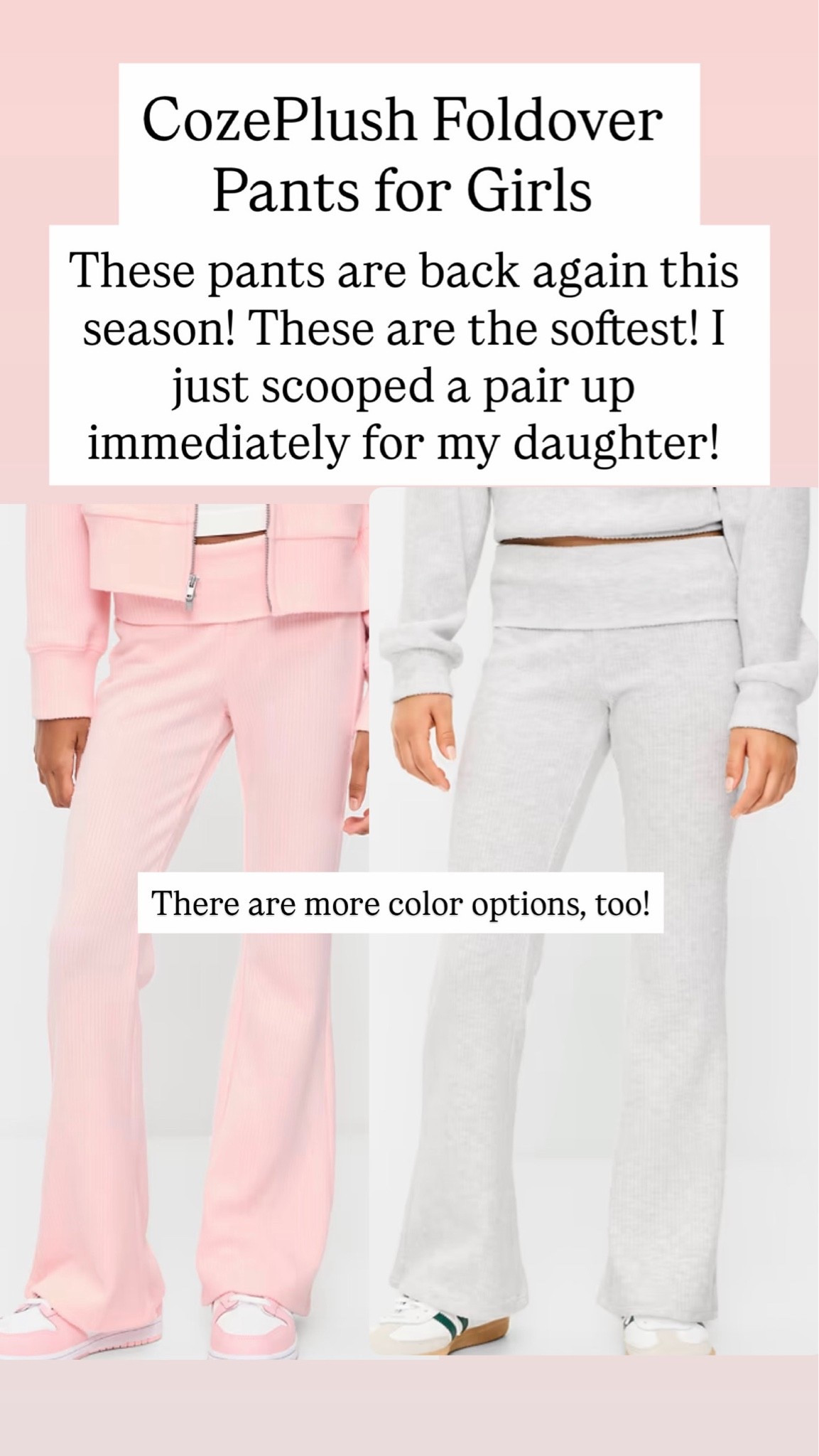 CozePlush pants for girls are back! These are the softest and the coziest!

#LTKKids #LTKSaleAlert