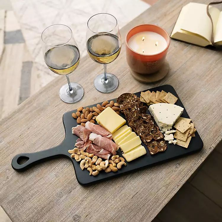 Matte Black Wood Cutting Board | Kirkland's Home