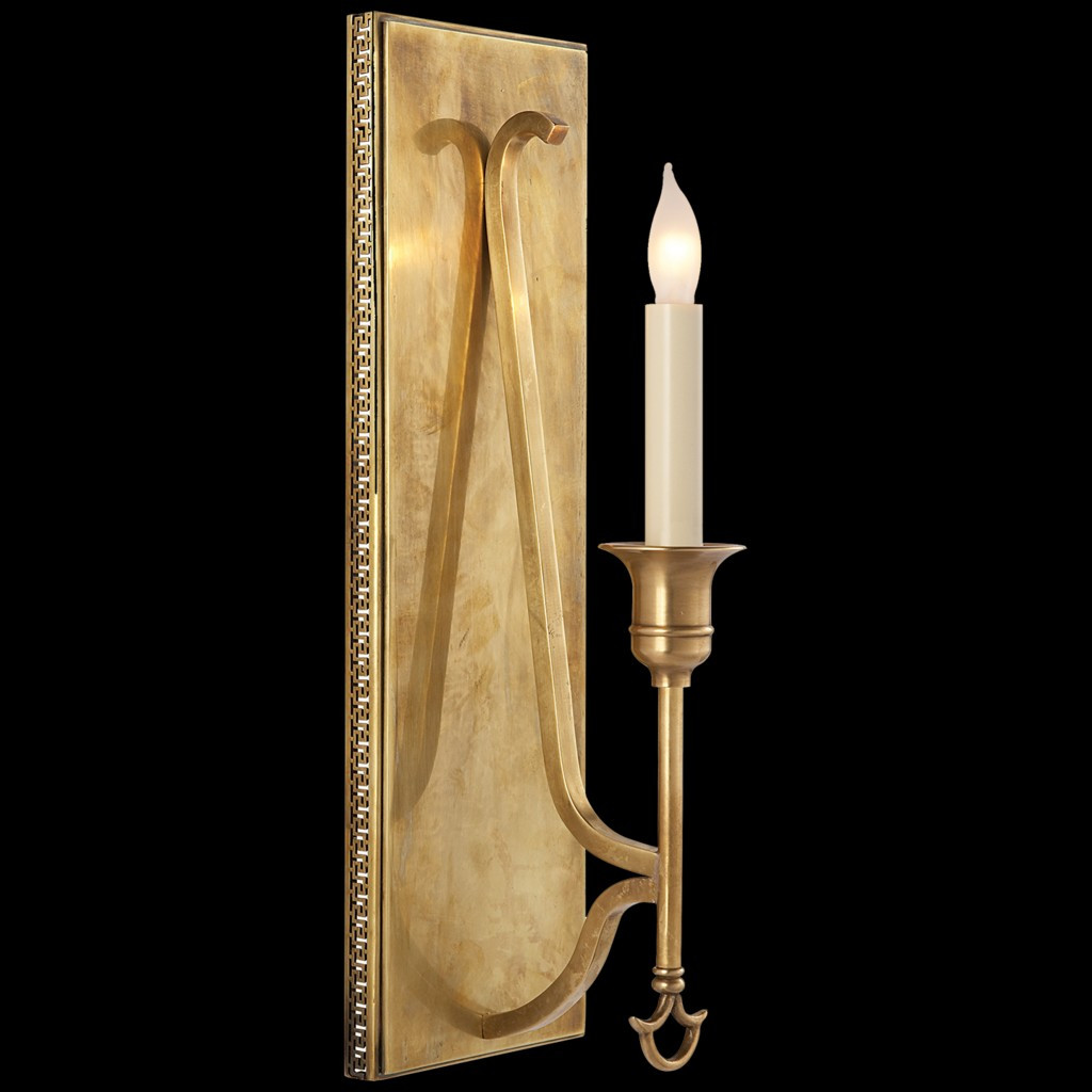 Savannah Sconce in Hand-Rubbed Antique Brass – BURKE DECOR | Burke Decor