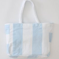100% Organic Cotton Beach Bag Blue | Weezie | Weezie Towels