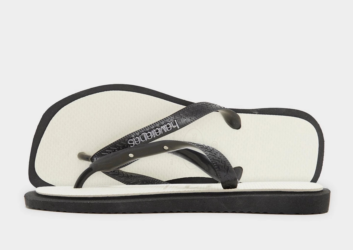 Black Havaianas Square Fusion Flip Flops Women's | JD Sports UK | JD Sports (UK)