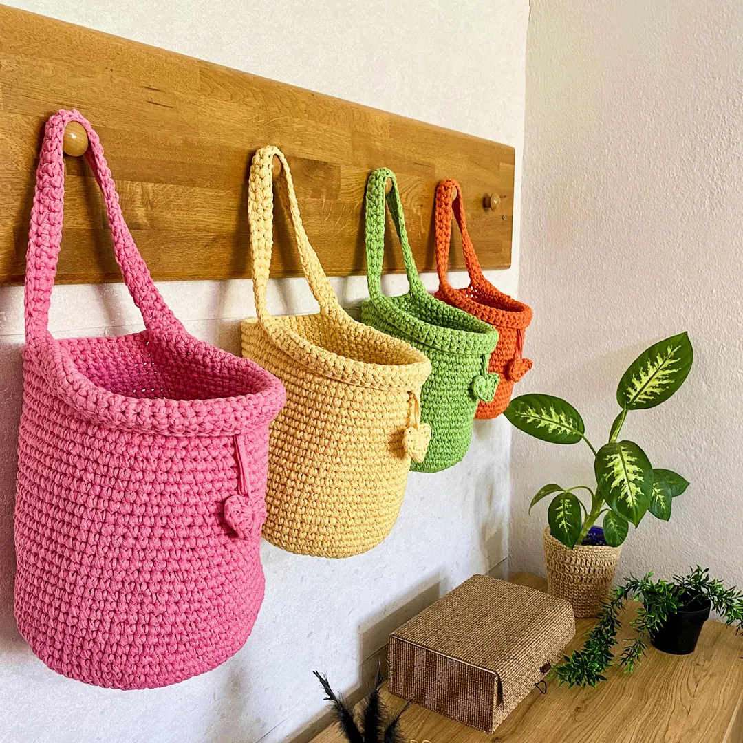 Wall Hanging Basket: Nursery, Bath, Kitchen Organizer | Etsy (US)