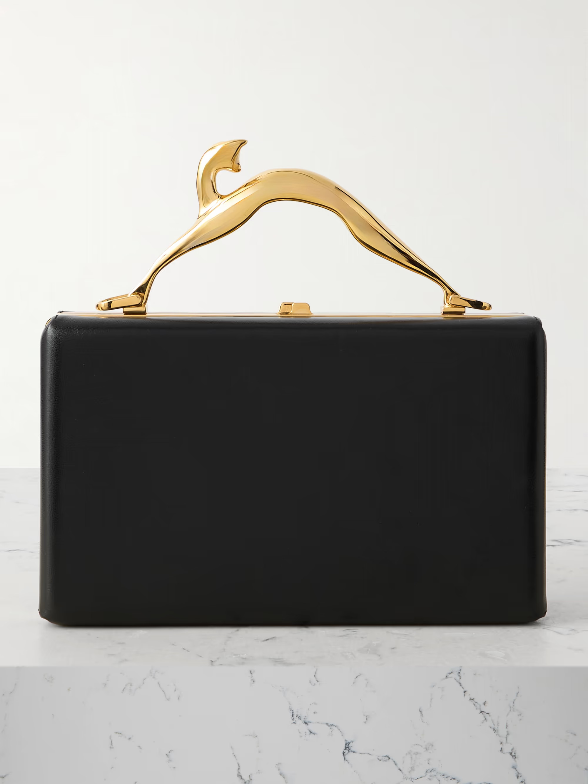 Cat leather clutch | NET-A-PORTER (US)