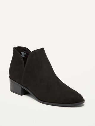 Faux-Suede Booties For Women | Old Navy (US)