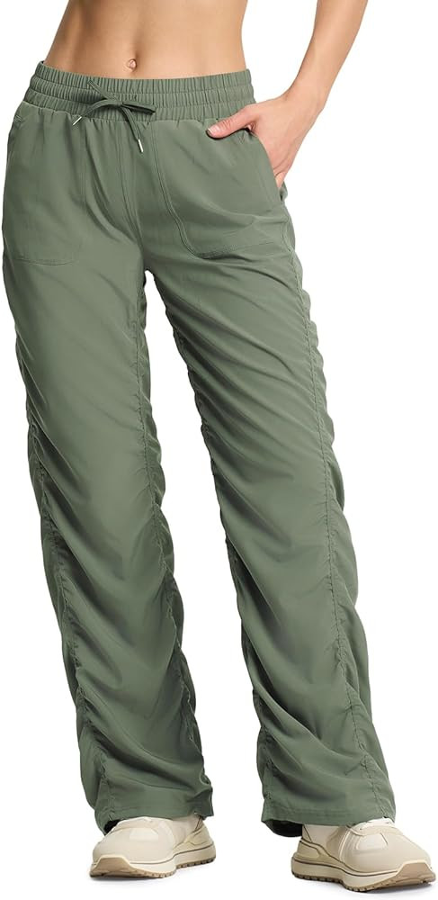 Yogipace Women's 25"/28"/31"/34" Lightweight Wrinkle Resistant Dance Studio Pants Travel Pant | Amazon (US)