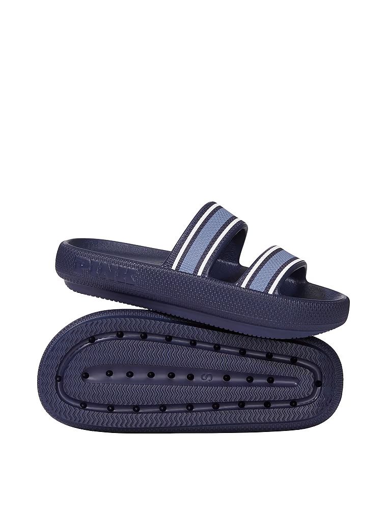 Buy Double Strap Pillow Slides - Order Shoes online 5000009643 - PINK US | Victoria's Secret (US / CA )