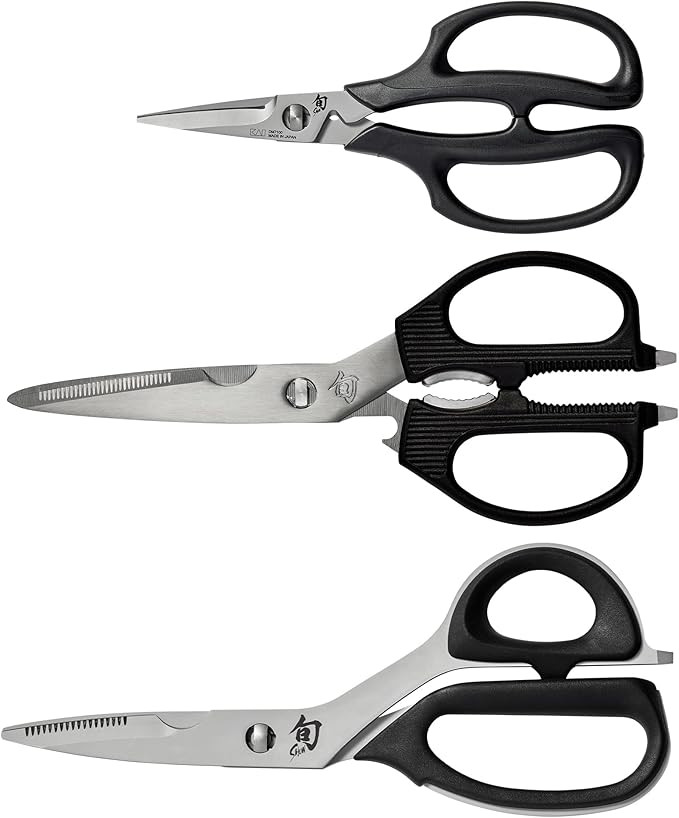Shun 3-Piece Shear Set, Includes Multi Purpose, Kitchen and Herb Shears, Heavy Duty Cooking Sciss... | Amazon (US)