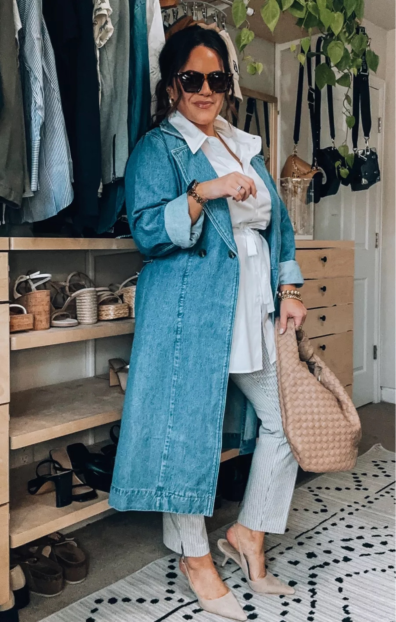 Trench coat (sold out - size 14) similar denim jacket (size 14) pants (size 14)

#LTKplussize #LTKmidsize #LTKstyletip