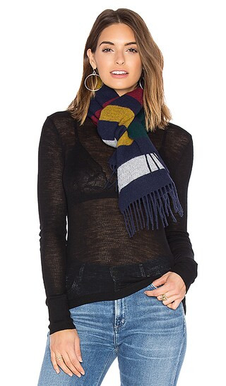 Hudson's Bay Company Scottish Wool Scarf in Navy Multi | Revolve Clothing