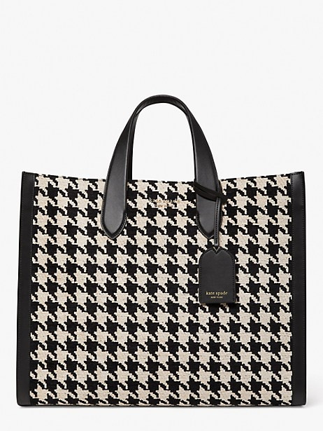 manhattan houndstooth large tote | Kate Spade (US)