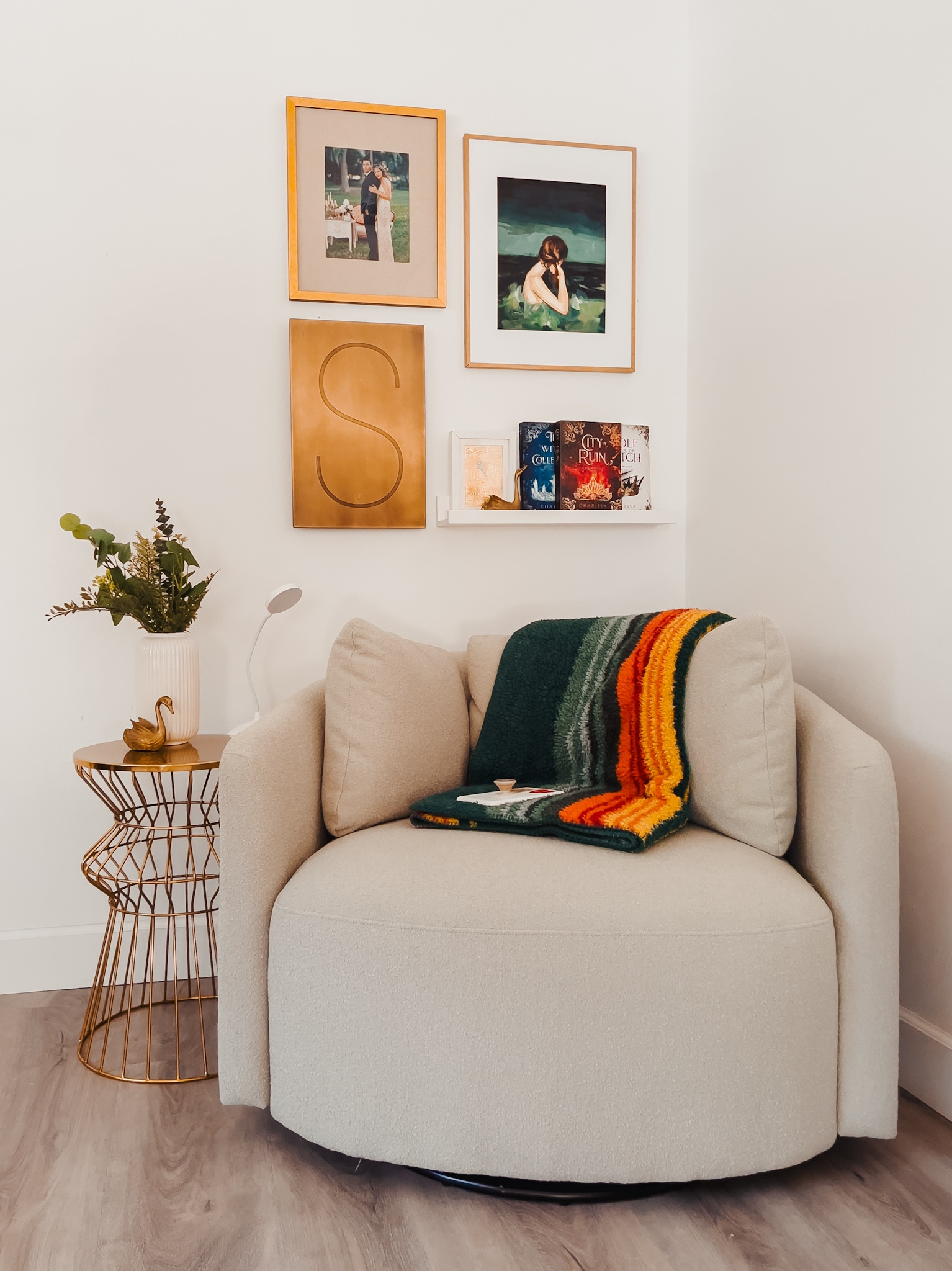 My Cozy Reading Nook 🥰 | so happy with this sage green, oversized reading chair 📚✨ 

#LTKhome #LTKFind
