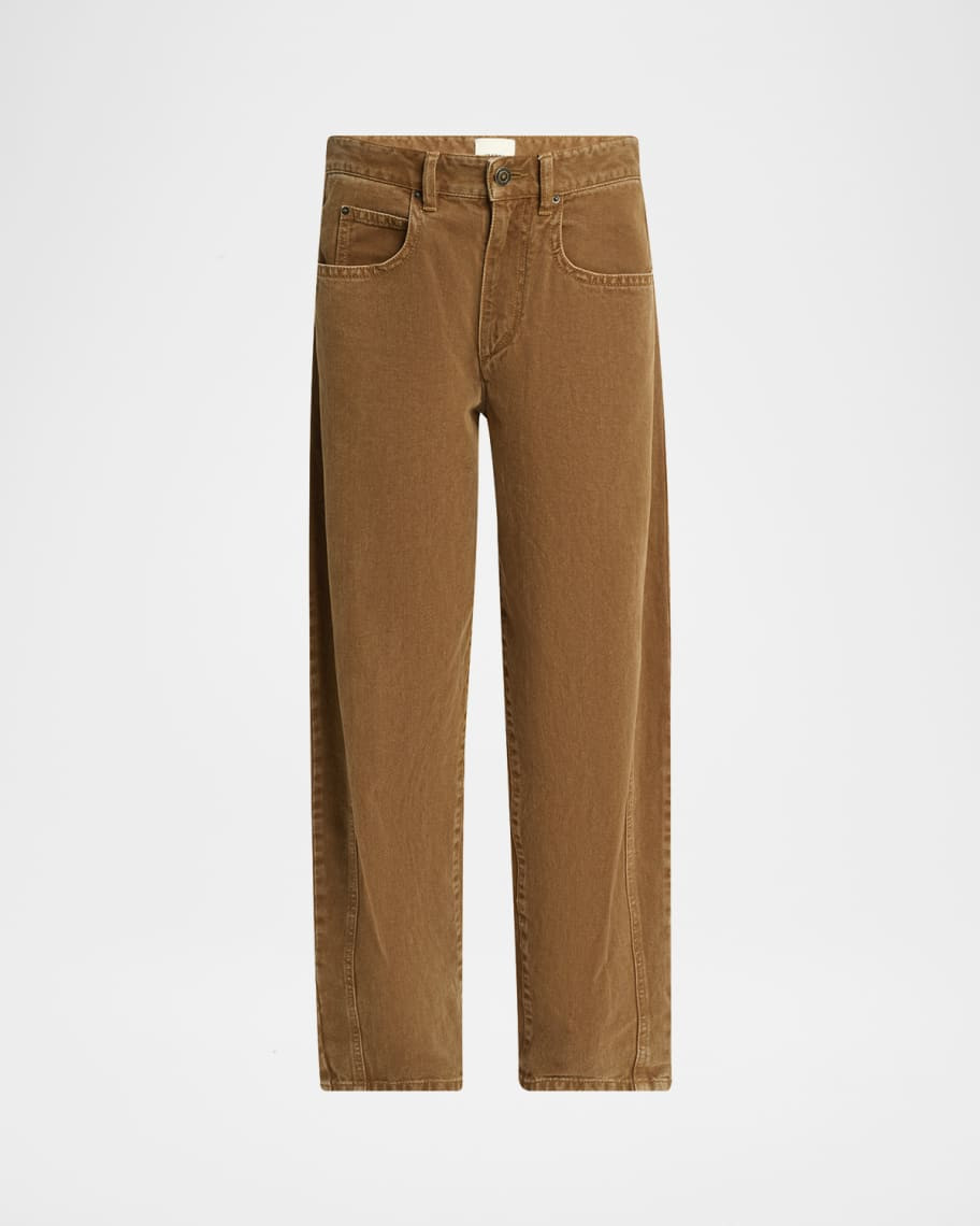 Isabel Marant Oriane Barrel Leg Jeans | Neiman Marcus