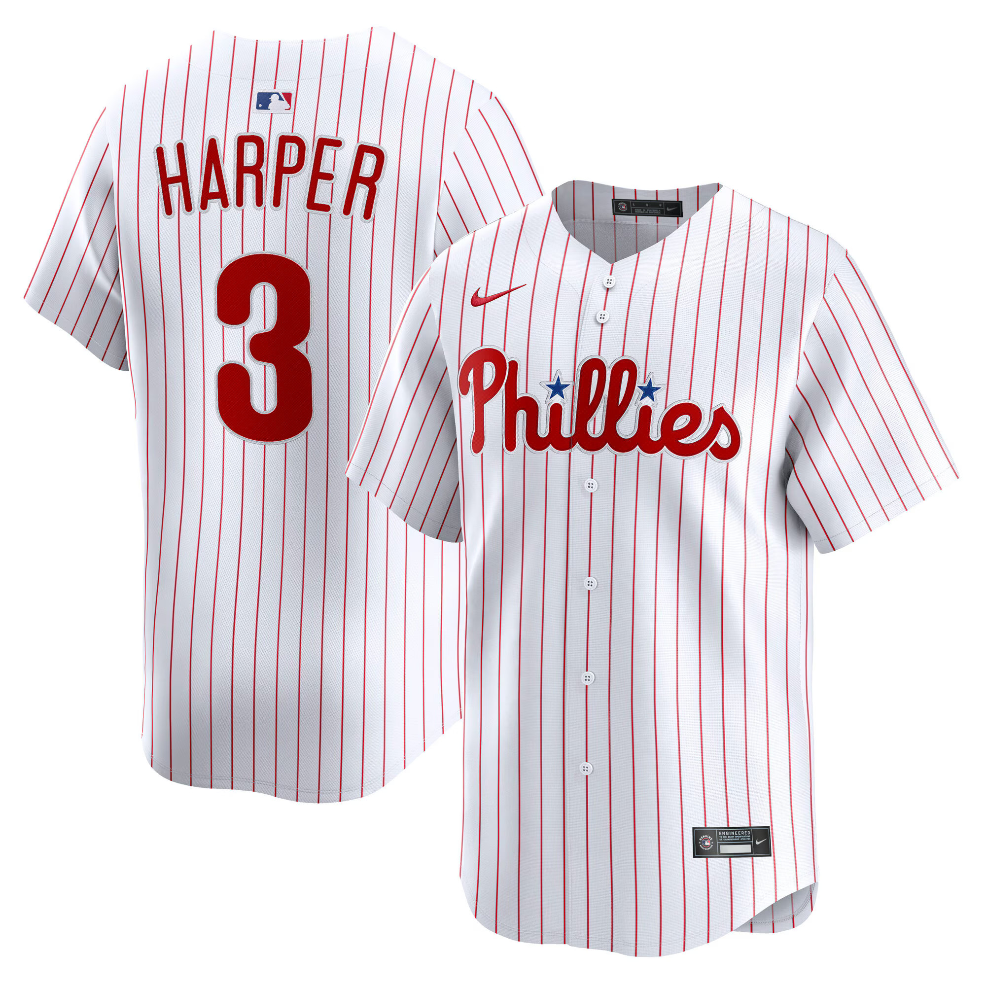 Men's Philadelphia Phillies Bryce Harper Nike White Home Limited Player Jersey | MLB Shop